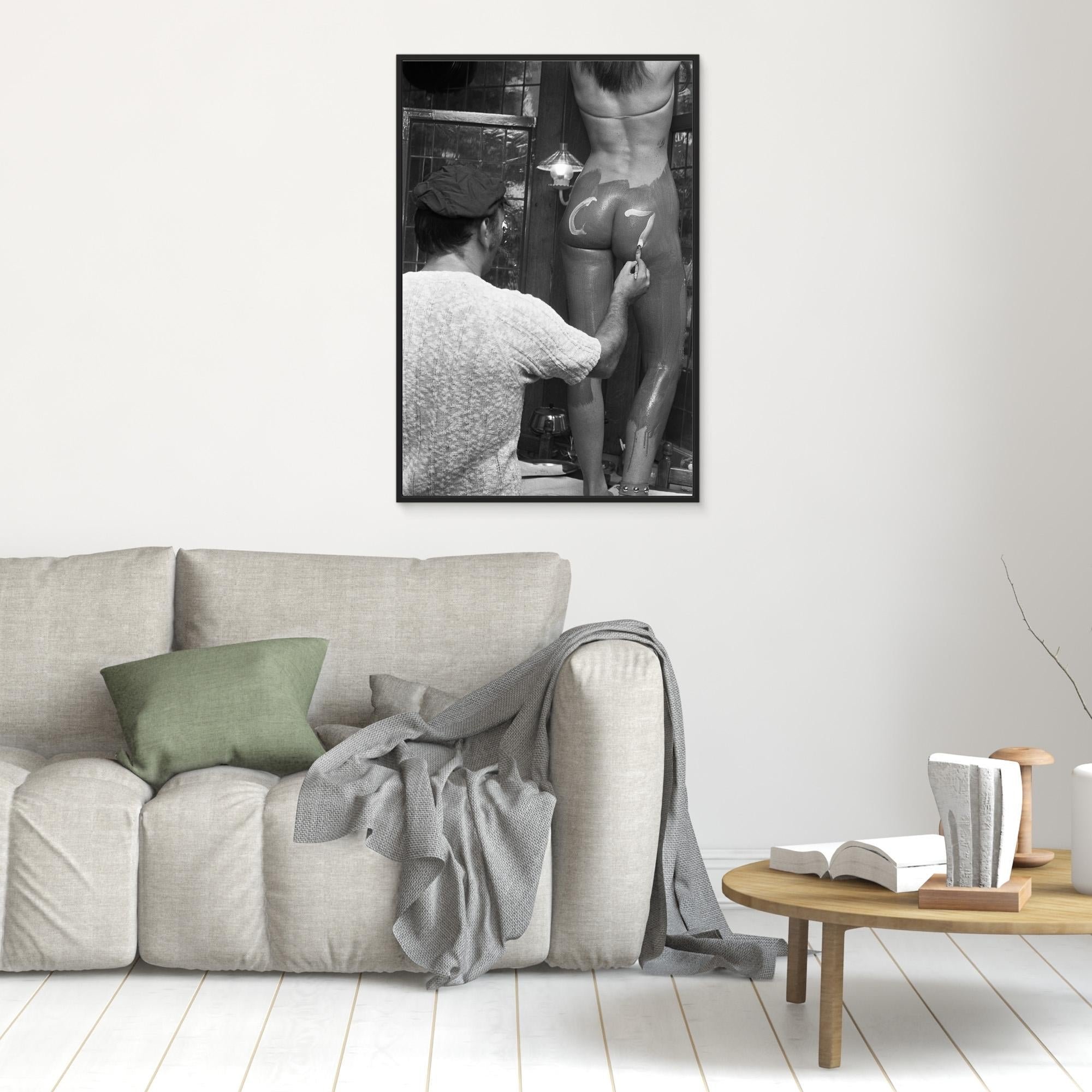 Cor Jaring schildert (2) | Canvas Print