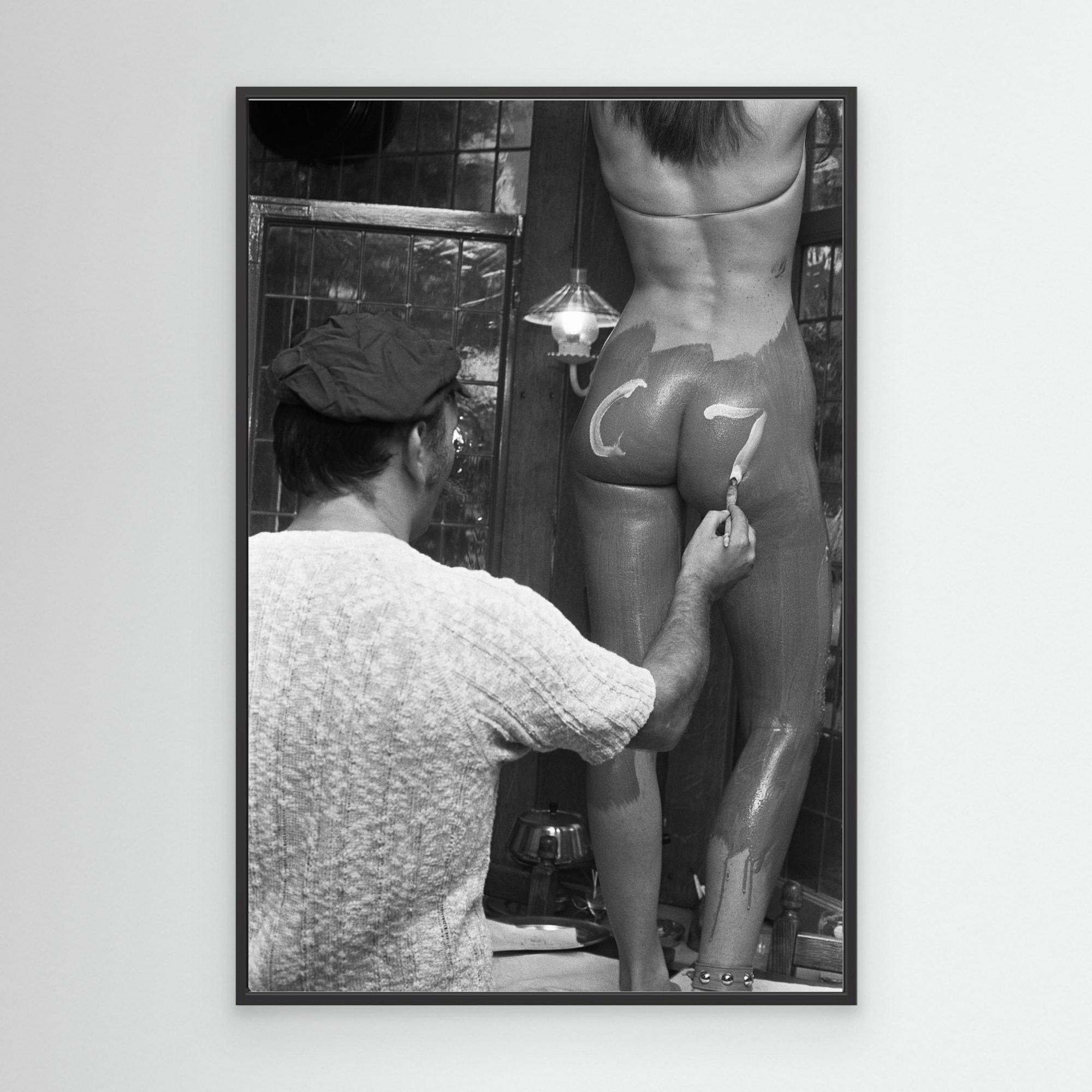 Cor Jaring schildert (2) | Canvas Print