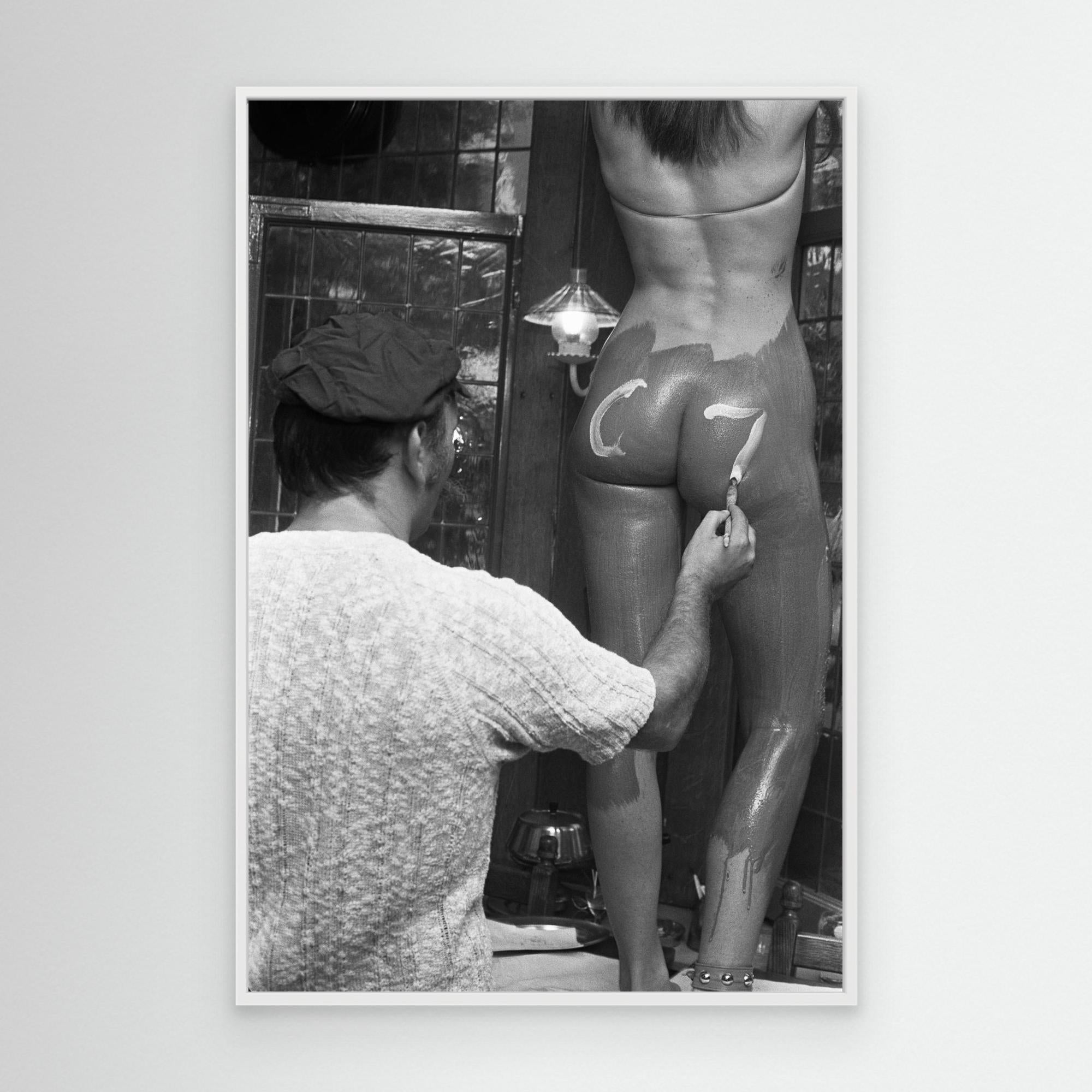 Cor Jaring schildert (2) | Canvas Print