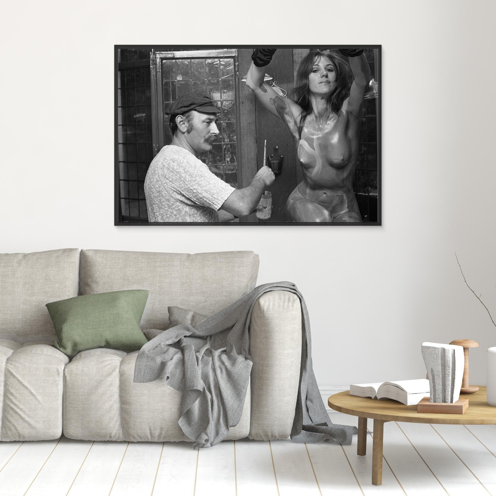 Cor Jaring schildert | Canvas Print